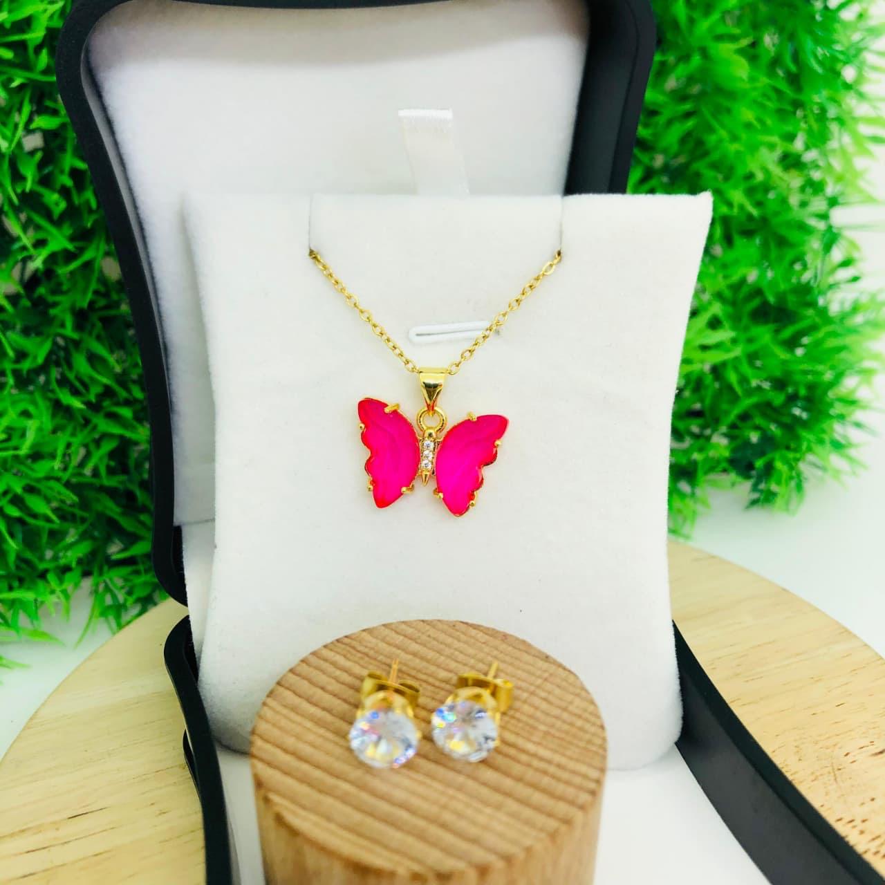 JUEGO MARIPOSA FUCSIA